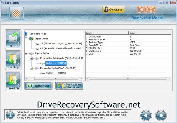USB Removable Drive Data Recovery 5.3.1.2 full